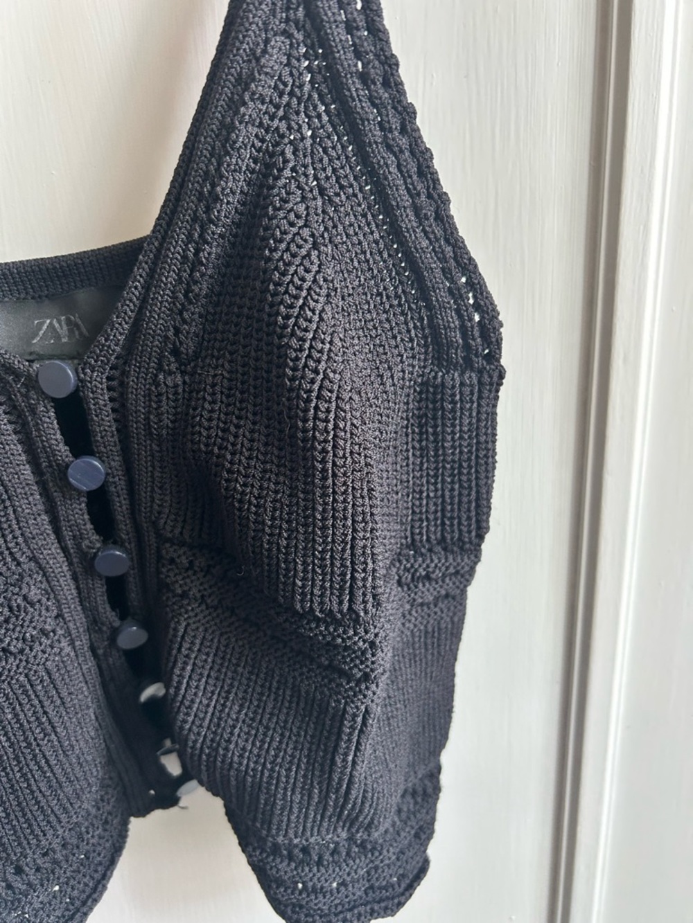 Zara Black Knit Top - Picture 5 of 5